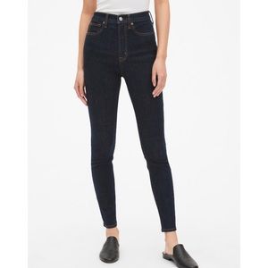 High Waisted Gap Skinny Jeans